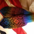 Kundenbild Wikingergarn Nordlys 100g - Blau/Rost/Rot (949)