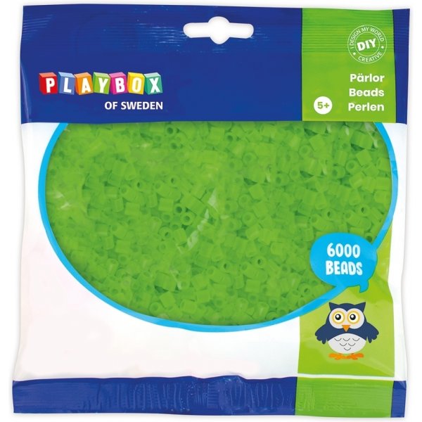 Röhrenperlen Transparent grün - 6000 Stk Röhrenperlen Transparent grün - 6000 Stk