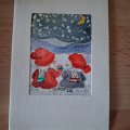 Kundenbild Passepartoutkarte mit Umschlag - cremefarben - rechteckig - 10 Sets
