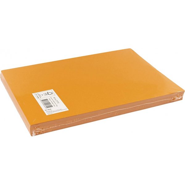 Farbiger Karton - Orange - A4 - 180 g - 100 Blatt Farbiger Karton - Orange - A4 - 180 g - 100 Blatt