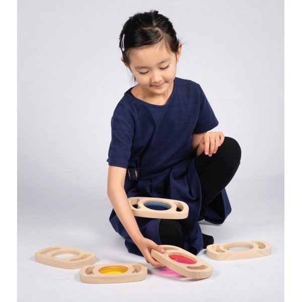 Farbpaneele im 3er-Pack - Spiegel/Transparent Farbpaneele im 3er-Pack - Spiegel/Transparent