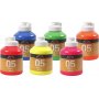 Schulfarbe - Acryl - Neon - Neonfarben - 6 x 500 ml