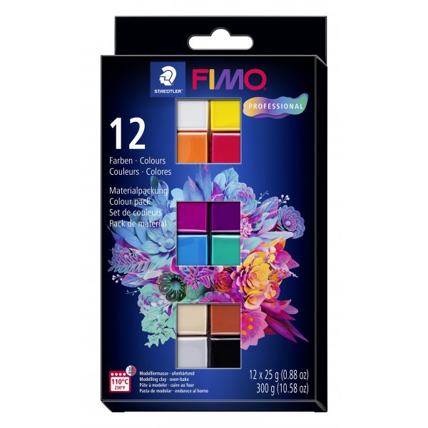 Modelliermasse Fimo Professional 12 x 25 g