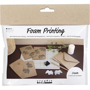 Mini-DIY-Kit - Karte mit Taubendruck Mini-DIY-Kit - Karte mit Taubendruck