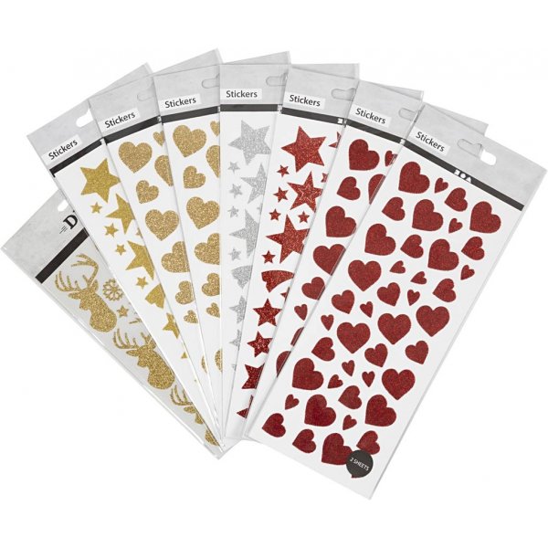 Glitzeraufkleber - 8 Blatt Glitzeraufkleber - 8 Blatt