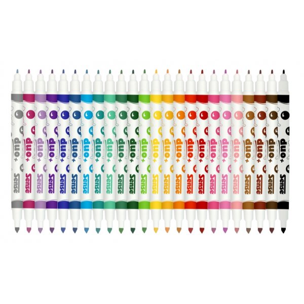 Faserstifte Double Tip Sense - 24 Stifte