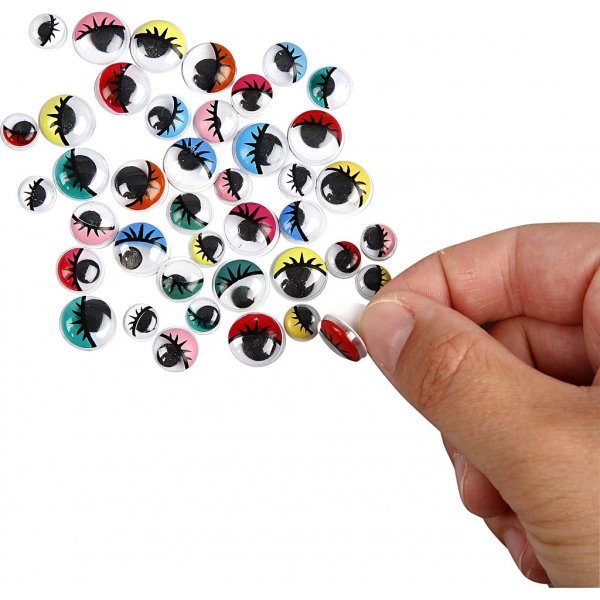 Rollaugen - Sortiment - selbstklebend - 30 Stk Rollaugen - Sortiment - selbstklebend - 30 Stk