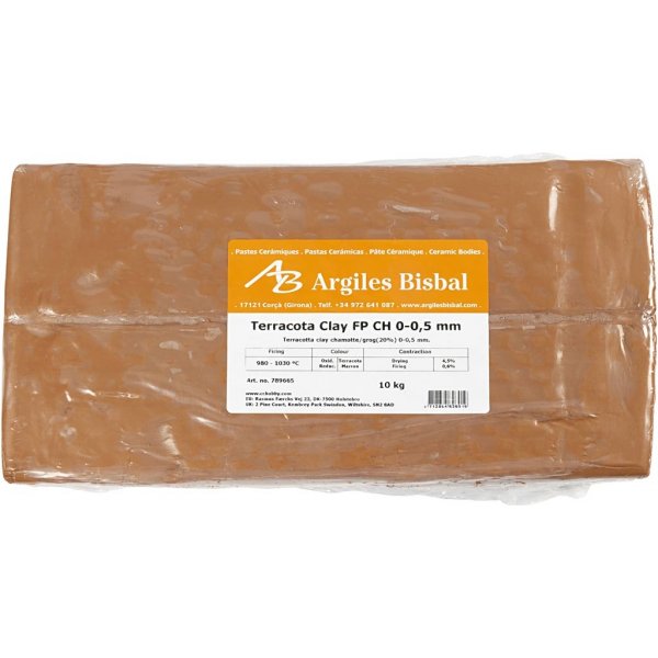 Roter Ton mit Schamotte - 10 kg Roter Ton mit Schamotte - 10 kg