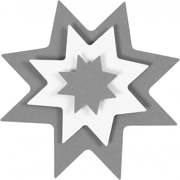 Schicht-auf-Schicht-Stanzer - grafischer Stern - 3 Stk Schicht-auf-Schicht-Stanzer - grafischer Stern - 3 Stk