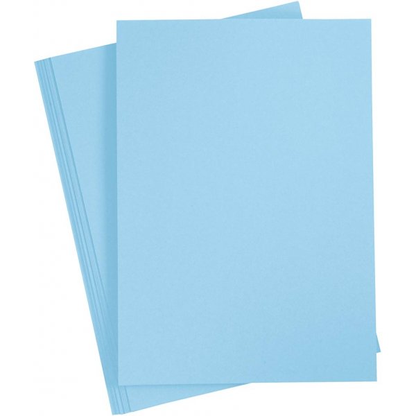Farbiger Karton - Hellblau - A4 - 180 g - 20 Blatt Farbiger Karton - Hellblau - A4 - 180 g - 20 Blatt