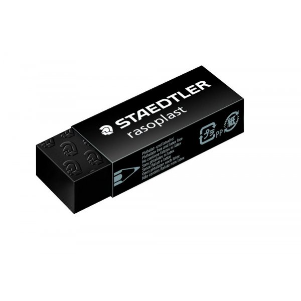 Radiergummi Rasoplast Schwarz