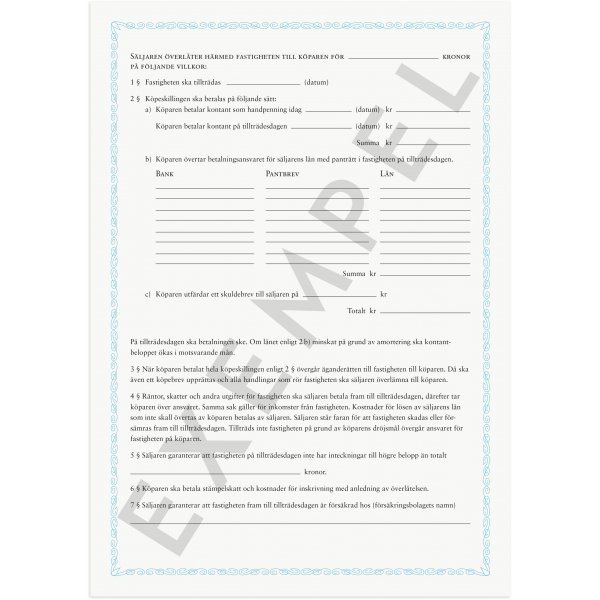 Kaufvertrag - Grundstck/Grundstck