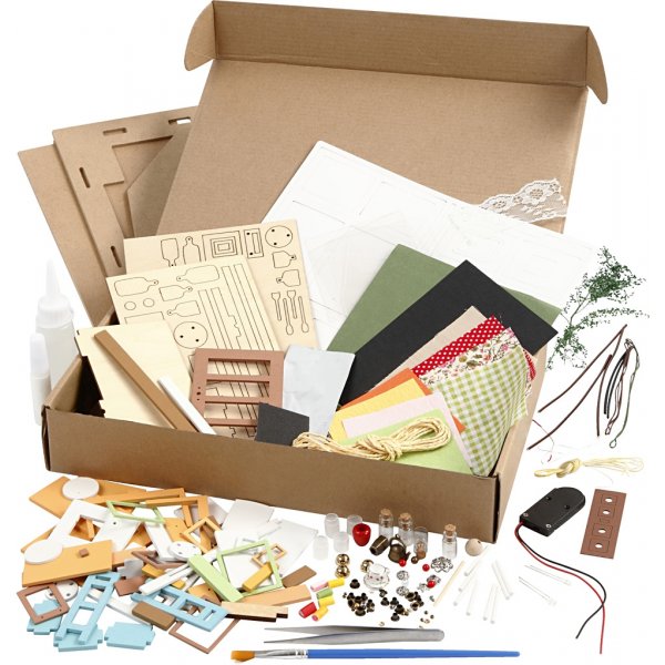 DIY Miniaturzimmer - Küche DIY Miniaturzimmer - Küche