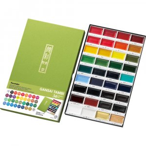 GANSAI TAMBI Aquarell-Set, 36 Farben GANSAI TAMBI Aquarell-Set, 36 Farben