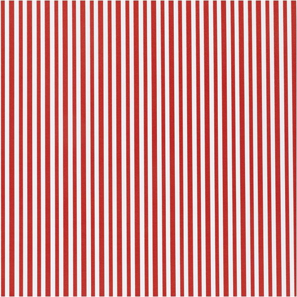 Geschenkpapier - rot/weiß - Streifen - 5 m Geschenkpapier - rot/weiß - Streifen - 5 m