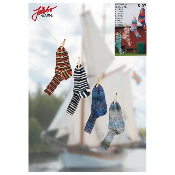Strickmuster - Klassische Ragg-Socken in mittlerem Ragg (alt3)