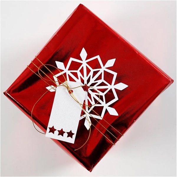 Geschenkpapier - Metallic-Rot - 100 m Geschenkpapier - Metallic-Rot - 100 m