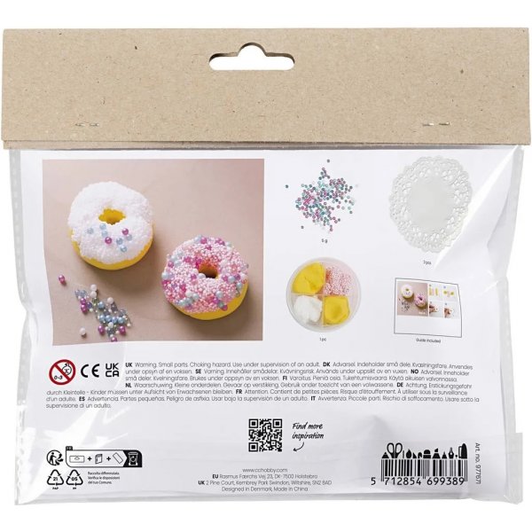 Mini-DIY-Bausatz Modellierung, Donuts Mini-DIY-Bausatz Modellierung, Donuts