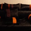 Kundenbild Pannesamt Schwarz - 145 cm