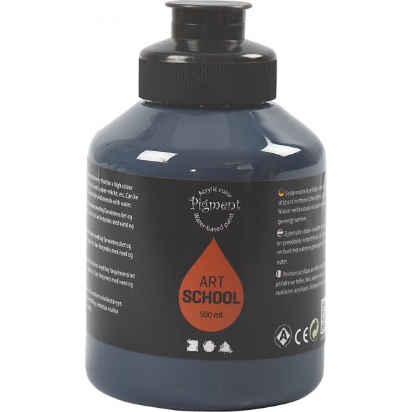 Pigment Art School - Indigo - halbglänzend - deckend - 500 ml Pigment Art School - Indigo - halbglänzend - deckend - 500 ml