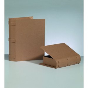 Box "Buch" 22,5x18x6 / 18x13,5x4,5cm - 2-teiliges Set Box "Buch" 22,5x18x6 / 18x13,5x4,5cm - 2-teiliges Set