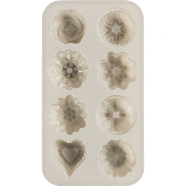Silikonform - kleine Shortbread-Kekse