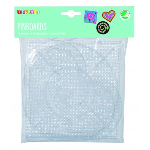 Transparente Perlenteller (gro�)