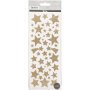 Glitzeraufkleber - Gold - Sterne - 2 Bgen