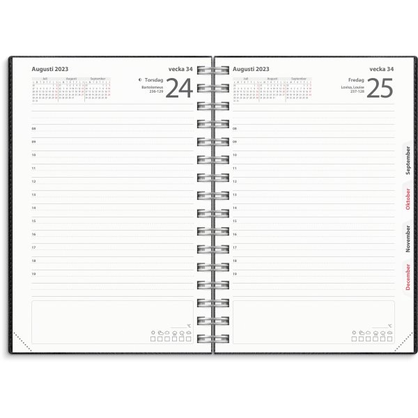 Kalender 24/25 - Tagebuch - Twist schwarz Kalender 24/25 - Tagebuch - Twist schwarz
