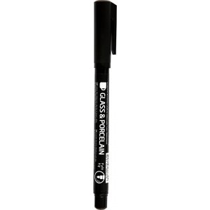 Porzellan- und Glasstift - schwarz - halbopak Porzellan- und Glasstift - schwarz - halbopak
