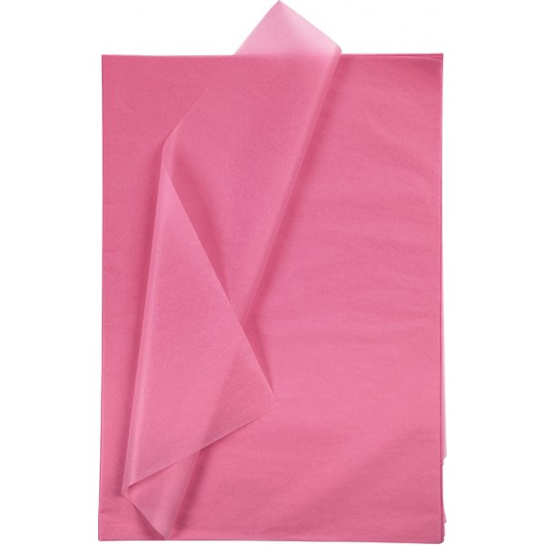 Seidenpapier - rosa - 50 x 70 cm - 14 g - 25 Blatt Seidenpapier - rosa - 50 x 70 cm - 14 g - 25 Blatt