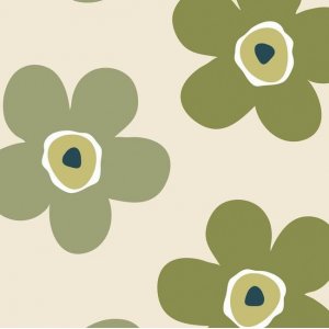 Wachstuch Blumen - Blumenmoos