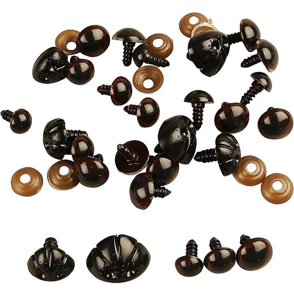 Teddyaugen und Teddybären - 130 Stk Teddyaugen und Teddybären - 130 Stk