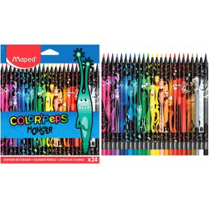 Buntstiftset - Maped - Monster 24 Bleistifte Buntstiftset - Maped - Monster 24 Bleistifte