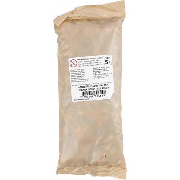 NABBI BioBeads - gemischte Farben - mittel - 3000 Stk NABBI BioBeads - gemischte Farben - mittel - 3000 Stk
