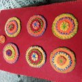 Kundenbild Filzplatte 30 x 45 cm x 3,0 mm - orange 550 g/m² 100 % Polyester