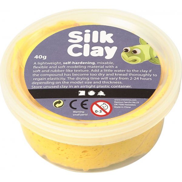 Silk Clay - gelb - 40 g