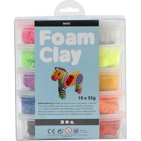 Foam Clay® - gemischte Farben 10 x 35 g Foam Clay® - gemischte Farben 10 x 35 g