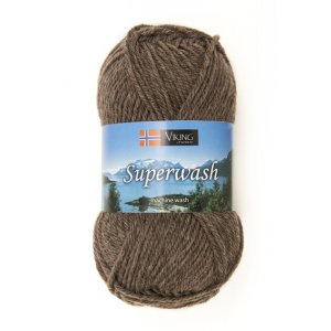 Wikingergarn Superwash 50g - Braungrau (108) Wikingergarn Superwash 50g - Braungrau (108)