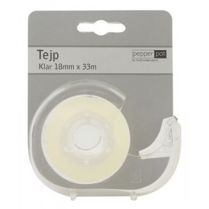 Klebeband mit Halterung - Transparent - 33 m Klebeband mit Halterung - Transparent - 33 m