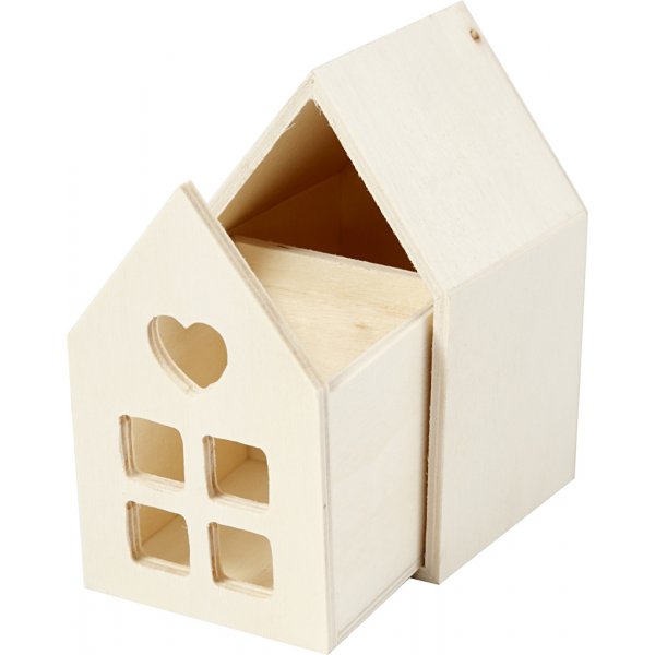 Haus mit Kiste Haus mit Kiste