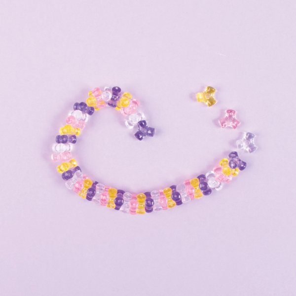 Propellerperlen - transparent - 2200 Stk Propellerperlen - transparent - 2200 Stk