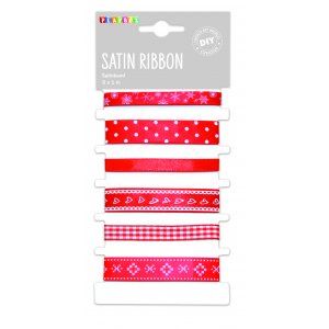 Satinband-Mix - 6 Stk Satinband-Mix - 6 Stk