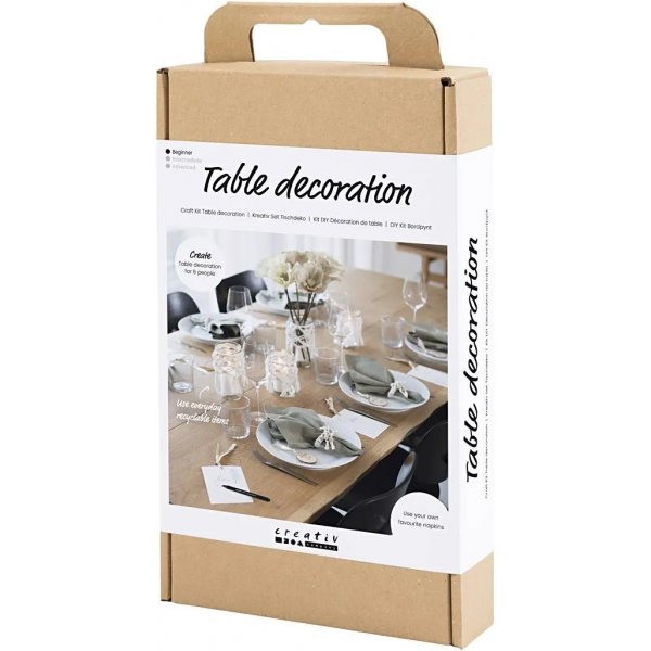 DIY Kit Tischdekoration, natur DIY Kit Tischdekoration, natur