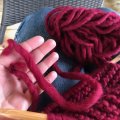 Kundenbild DROPS Polaris Uni Color Garn - 100 g - Rot (08)
