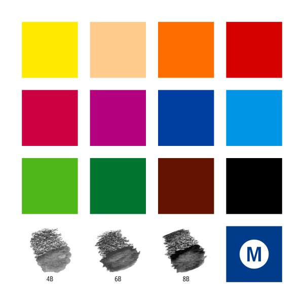 Aquarellset Bleistifte Design Journey - 18 Teile Aquarellset Bleistifte Design Journey - 18 Teile