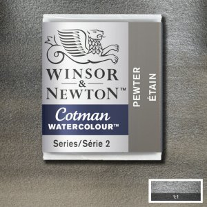 Aquarellfarbe - Cotman - 1/2 Tasse - Zinn