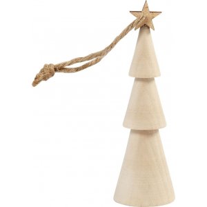 Weihnachtsbaum mit Stern und Aufhängung Weihnachtsbaum mit Stern und Aufhängung