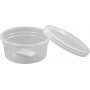 Plastikglas mit Deckel - 125 ml - 20 Stk