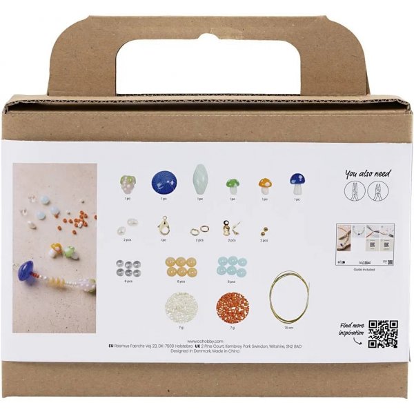 Mini DIY Kit Schmuck, bunt, starke Halskette Mini DIY Kit Schmuck, bunt, starke Halskette